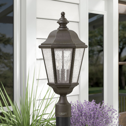 Hinkley Edgewater 21.25-Inch Oil Rubbed Bronze Post Light by Hinkley Lighting 1671OZ