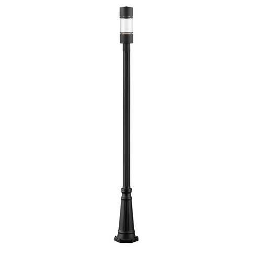 Z-Lite Luminata Black LED Post Light by Z-Lite 553PHB-519P-BK-LED