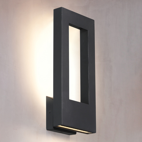 Modern Forms by WAC Lighting Twillight 21-Inch LED Outdoor Wall Light in Black 3000K by Modern Forms WS-W5521-BK