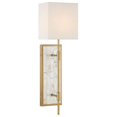 Savoy House Lighting Eastover Warm Brass Sconce