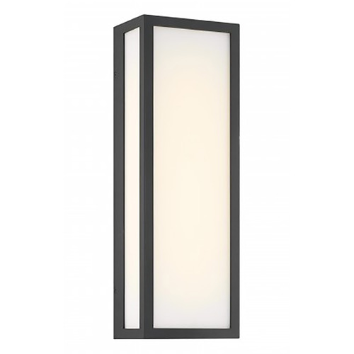 Minka Lavery Minka Lavery Grand Marlborough Sand Coal Black LED Outdoor Wall Light 77801-66-L