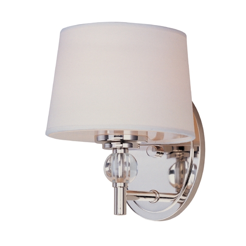 Rondo Polished Nickel Sconce by Maxim Lighting