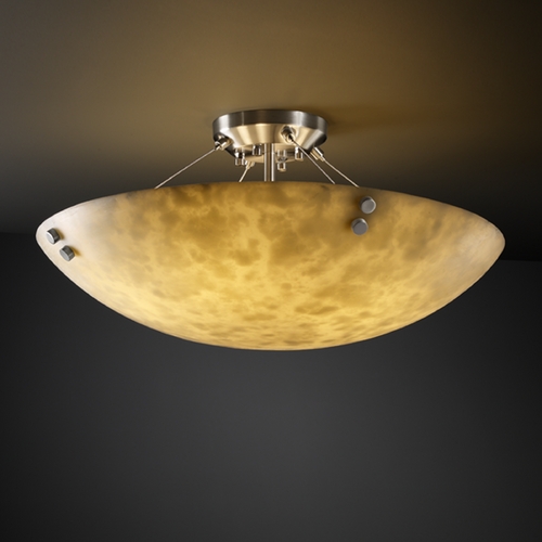 Clouds Collection Semi-Flush Mount by Justice Design Group