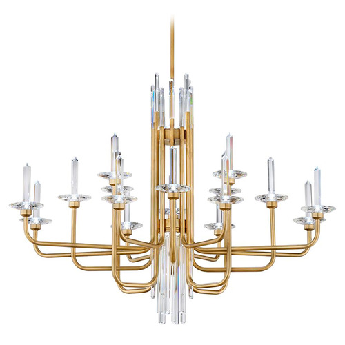Calliope Crystal Chandelier in Soft Gold by Schonbek Lighting