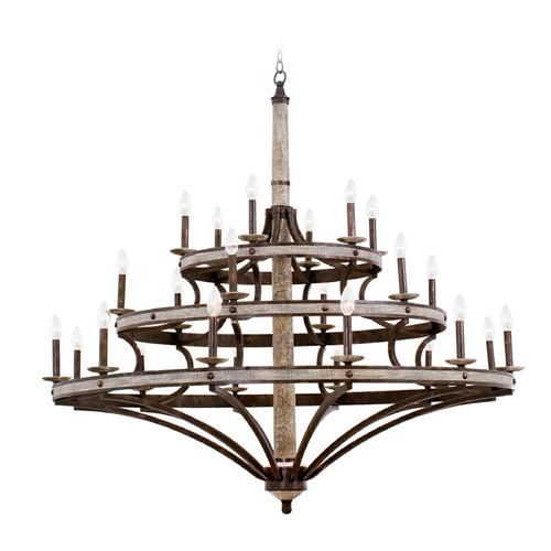 Coronado Florence Gold Chandelier by Kalco Lighting
