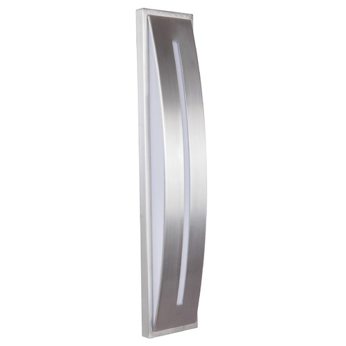 Luna Satin Aluminum LED Outdoor Wall Light by Craftmade Lighting