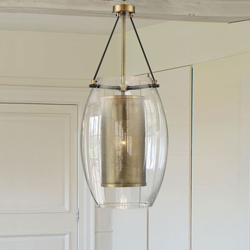 Savoy House Dunbar Warm Brass & Bronze Pendant by Savoy House 7-9063-1-95