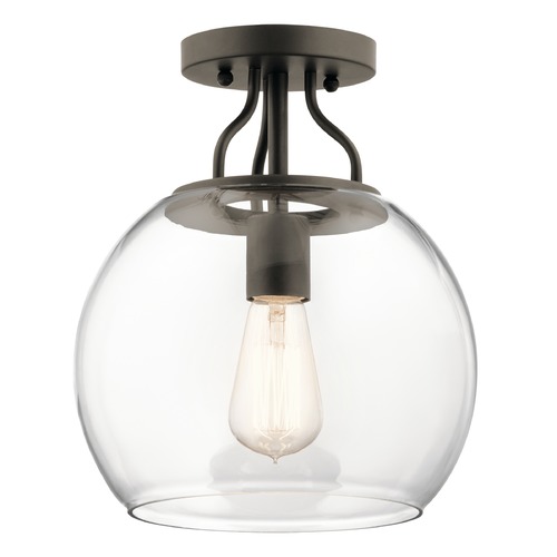 Transitional Semi-Flushmount Light Olde Bronze Harmony by Kichler Lighting