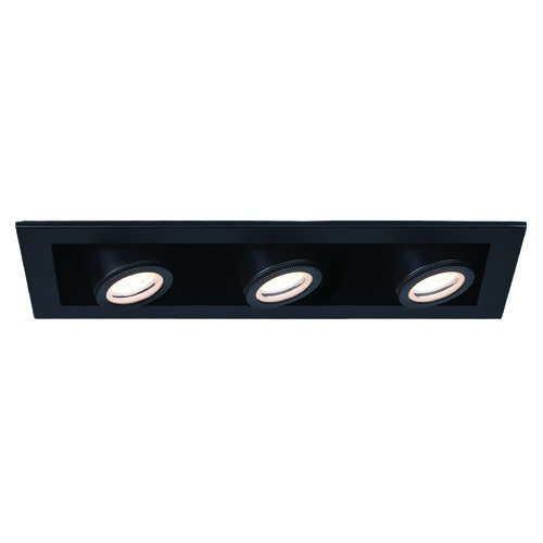 Silo Multiples Black & Black LED Recessed Kit by WAC Lighting
