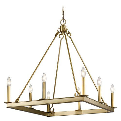 Barclay Olde Brass Chandelier by Z-Lite