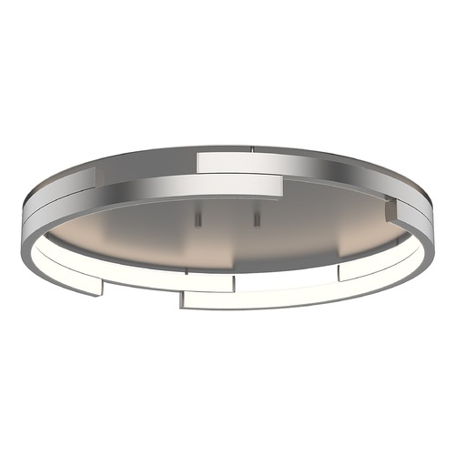 Kuzco Lighting Anello Minor 19-Inch Wide LED Flush Mount in Brushed Nickel by Kuzco Lighting FM52719-BN