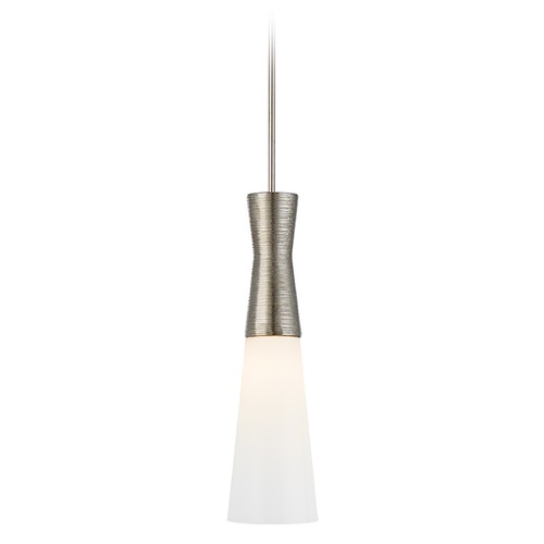 Kelly Wearstler Utopia Medium Pendant in Nickel by Visual Comfort Signature