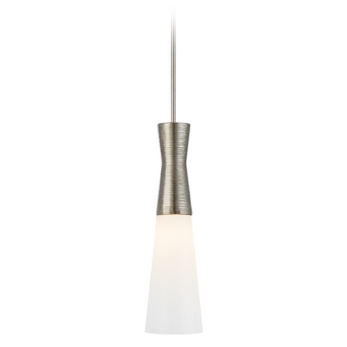 Visual Comfort Signature Collection Kelly Wearstler Utopia Medium Pendant in Nickel by Visual Comfort Signature KW5533PNWG