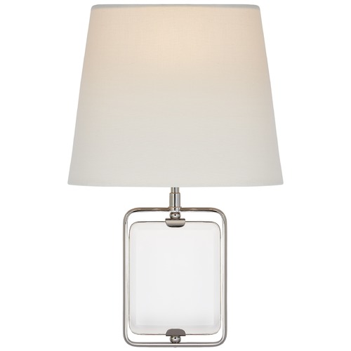 Suzanne Kasler Henri Framed Sconce in Nickel by Visual Comfort Signature