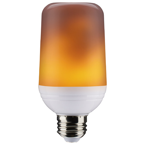 2.5W T19 1600K LED Flame Bulb by Satco Lighting