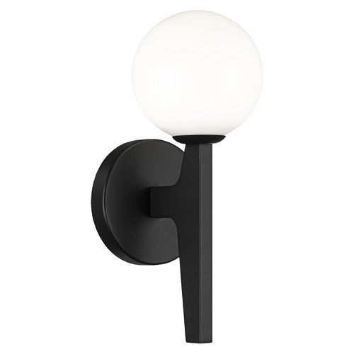 Scriben Matte Black LED Sconce by Matteo Lighting