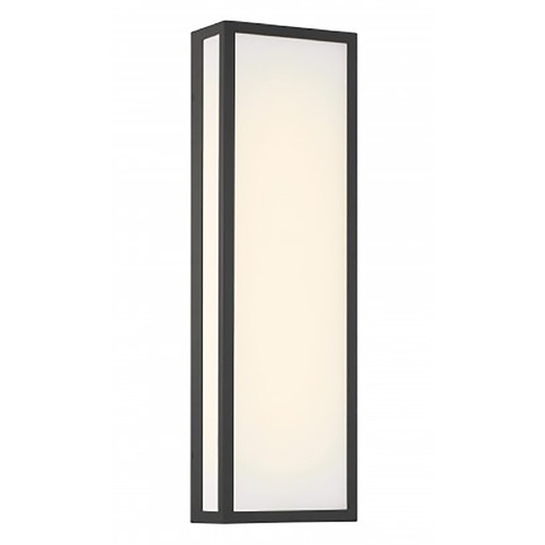 Minka Lavery Minka Lavery Grand Marlborough Sand Coal Black LED Outdoor Wall Light 77802-66-L