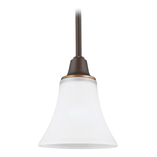 Generation Lighting Metcalf Mini Pendant in Autumn Bronze by Generation Lighting 6113201-715