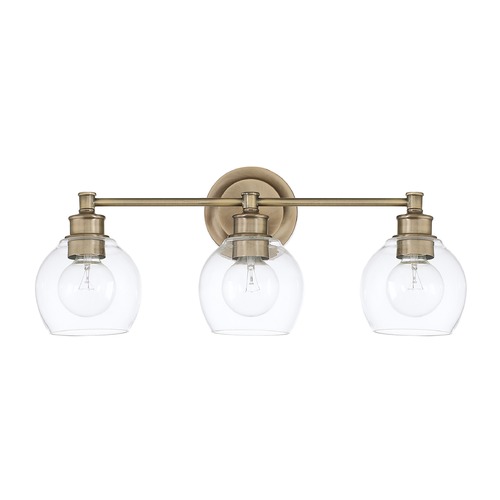Capital Lighting Mid Century 24-Inch Vanity Light in Aged Brass by Capital Lighting 121131AD-426