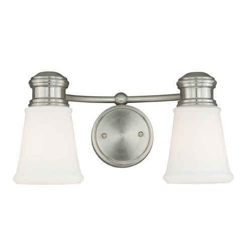 Vaxcel Lighting Malie Satin Nickel Bathroom Light by Vaxcel Lighting W0219