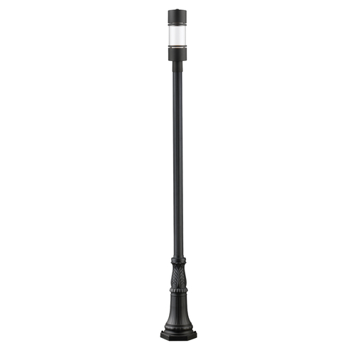 Z-Lite Luminata Black LED Post Light by Z-Lite 553PHB-518P-BK-LED