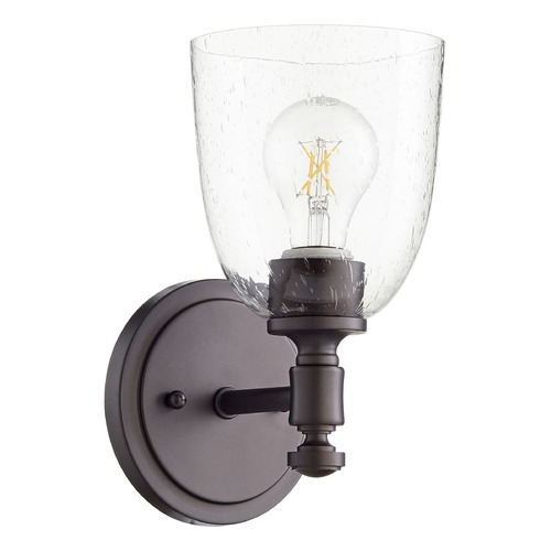 Quorum Lighting Rossington Oiled Bronze Sconce by Quorum Lighting 5422-1-286