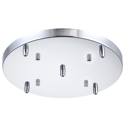 Multi Ceiling Canopy 120V Chrome Ceiling Adaptor by Matteo Lighting