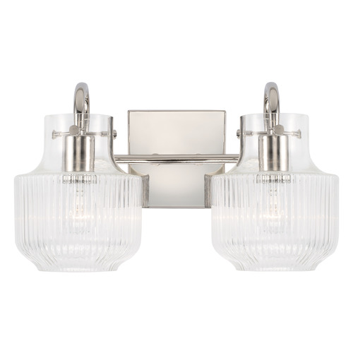 Nyla 15-Inch Vanity Light in Polished Nickel by Capital Lighting