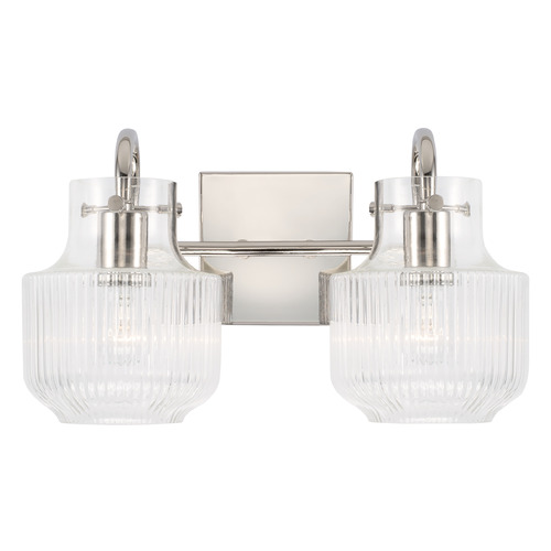 Capital Lighting Nyla 15-Inch Vanity Light in Polished Nickel by Capital Lighting 145121PN