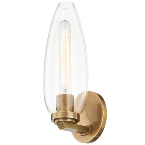 Troy Lighting Fresno Patina Brass Sconce