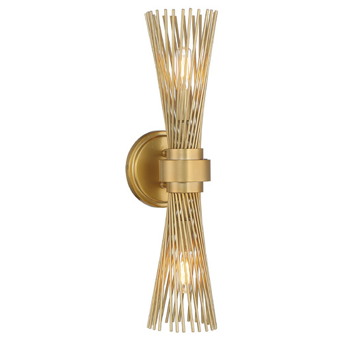 Savoy House Lighting Longfellow Burnished Brass Sconce