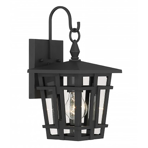 Minka Lavery Grand Fieldstone Sand Coal Black Outdoor Wall Light