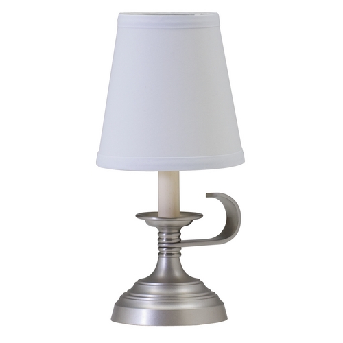 Table Lamp in Antique Silver by House of Troy Lighting