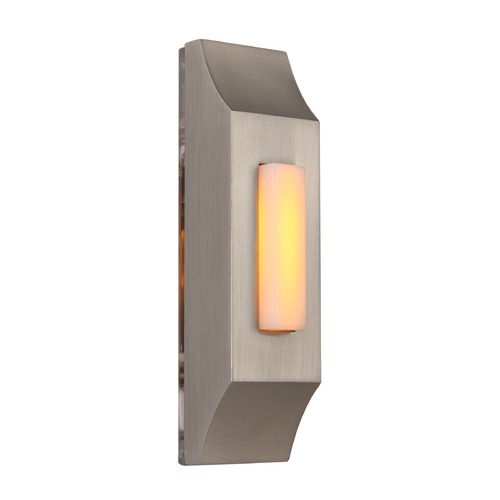 Design Classics Lighting Satin Nickel LED Lighted Doorbell Button DB1-SN