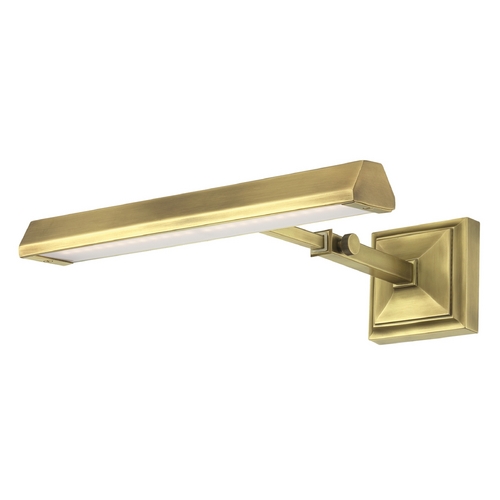 WAC Lighting Burnished Brass LED Picture Light by WAC Lighting PL-LED14-27-BB