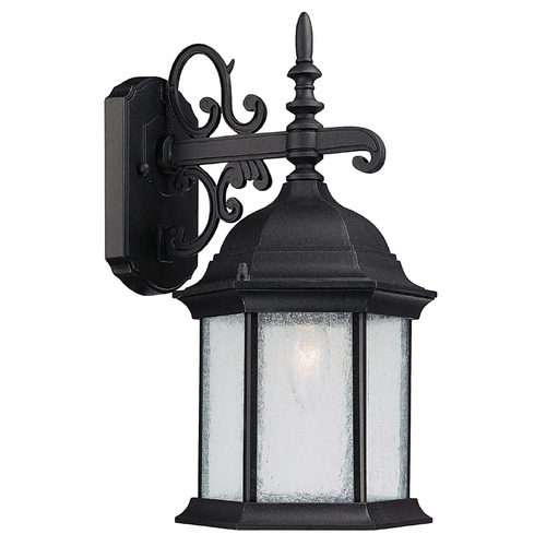Main Street 16-Inch Outdoor Wall Light in Black by Capital Lighting