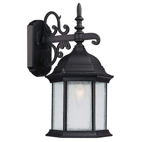 Capital Lighting Main Street 16-Inch Outdoor Wall Light in Black by Capital Lighting 9833BK