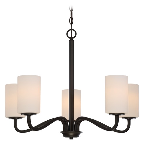 Nuvo Lighting Willow 27-Inch Chandelier in Aged Bronze by Nuvo Lighting 60/5905