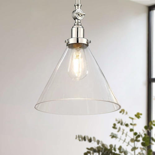 Drake Polished Nickel Pendant by Savoy House
