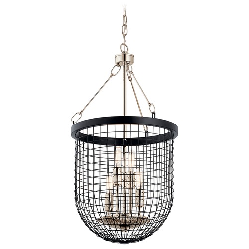 Byatt Medium 4-Light Pendant in Black by Kichler Lighting