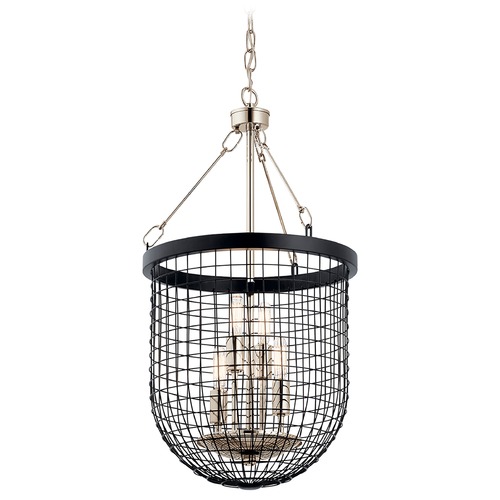 Kichler Lighting Byatt Medium 4-Light Pendant in Black by Kichler Lighting 42375BK