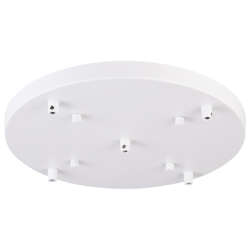 Multi Ceiling Canopy 120V White Ceiling Adaptor by Matteo Lighting