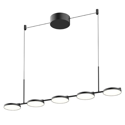 Novel 37-Inch Adjustable LED Linear Pendant by Kuzco Lighting