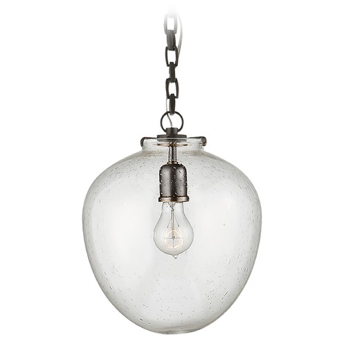 Visual Comfort Signature Collection Thomas OBrien Katie Acorn Pendant in Bronze by Visual Comfort Signature TOB5226BZG2SG