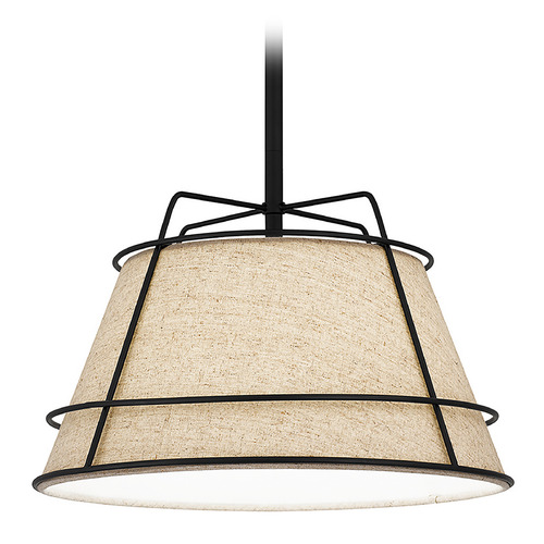 Burbidge 13-Inch Pendant in Matte Black by Quoizel Lighting