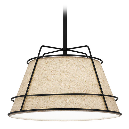 Quoizel Lighting Burbidge 13-Inch Pendant in Matte Black by Quoizel Lighting QPP5629MBK