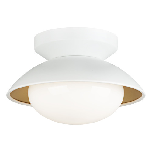 Matteo Lighting Hatley White Flush Mount by Matteo Lighting M13101WHOP