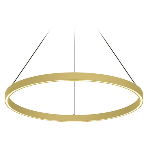 Kuzco Lighting Cerchio Brushed Gold LED Pendant Light