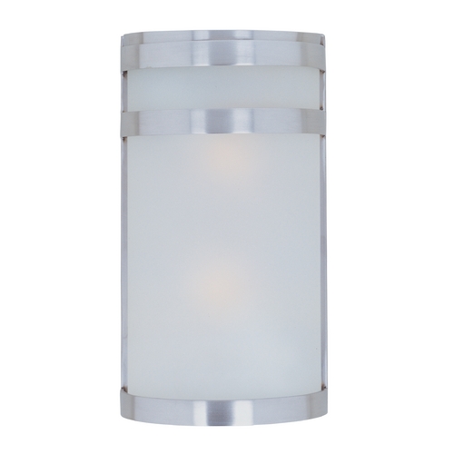 Arc Stainless Steel Outdoor Wall Light by Maxim Lighting