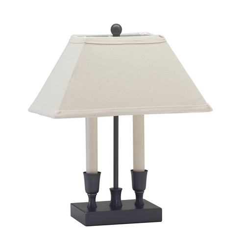 Coach Mini Table Lamp in Oil Rubbed Bronze by House of Troy Lighting